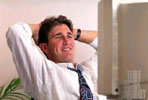 Man enjoying Classroom Management Online course